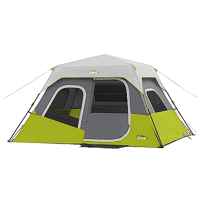 אוהל משפחתי בן רגע ל 6 אנשים CORE 6 Peson Instant Cabin Tent